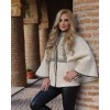 EMBROIDERED WOOL COAT - Fancy Motif